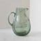 10" Green & Purple Marbled Elegance Hand-Blown Glass Pitcher